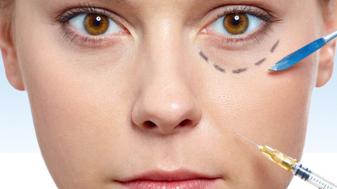 Under-eye area examination and assessment